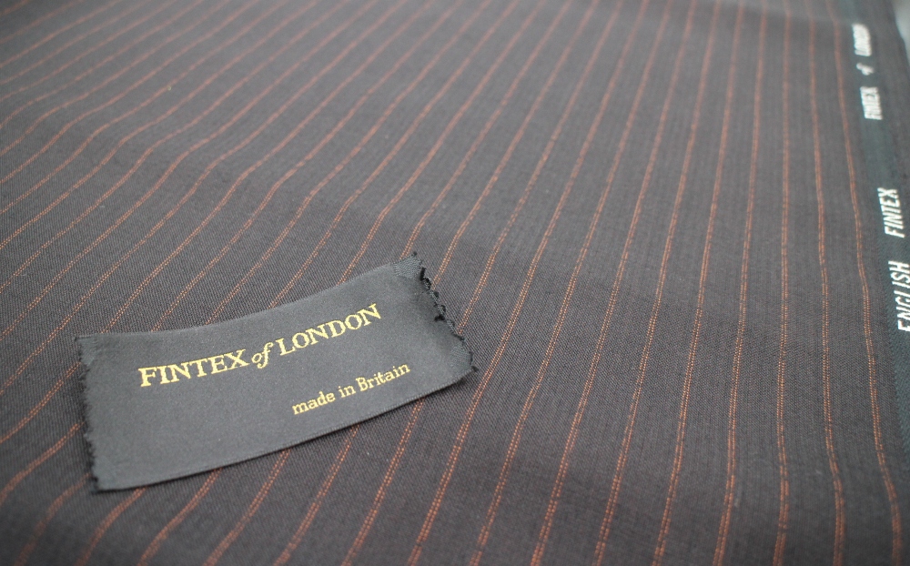 希少 ビンテージ】FINTEX スーツ生地 英国製紳士服地 高級スーツ