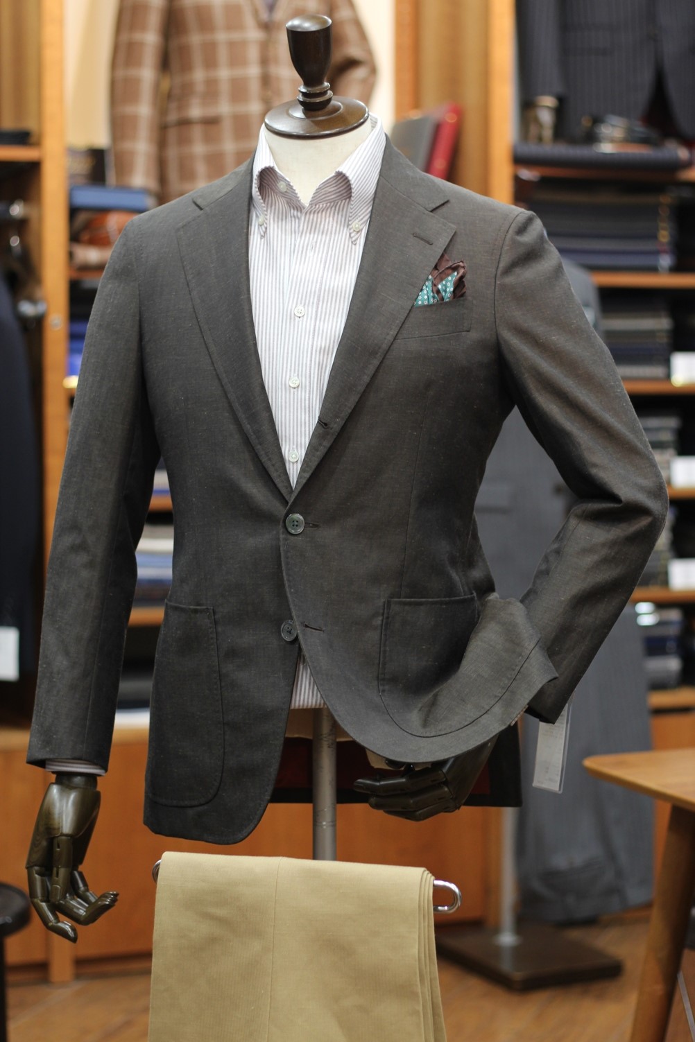 羽織れるWool＆Linen Jacket | テーラーフクオカ ブログ