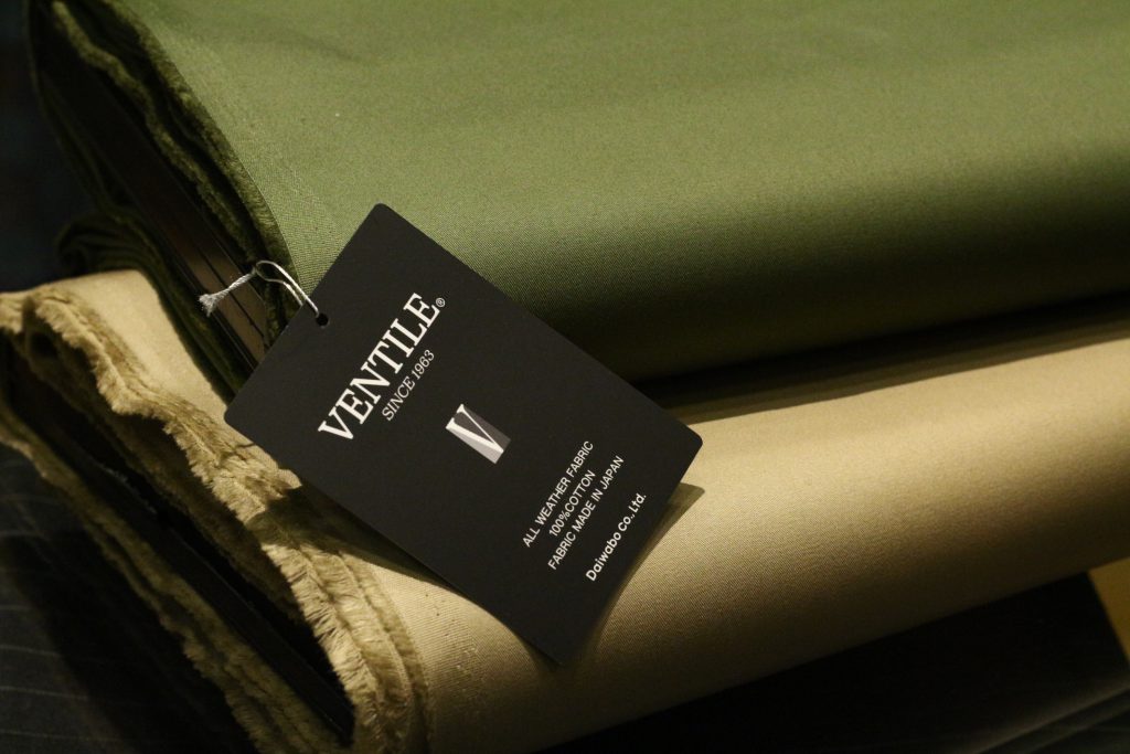 テーラーフクオカ ベンタイルコットン バルマカーン ラグランスプリングオーダーコート