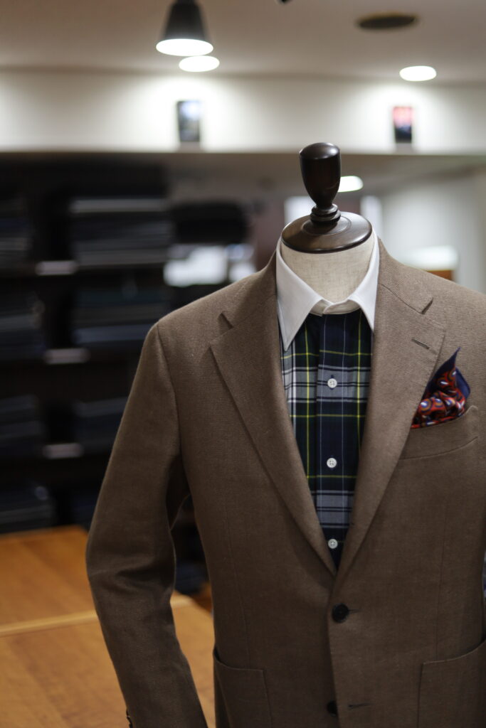 ドンゴロス リネン オーダージャケット Tailor Fukuoka