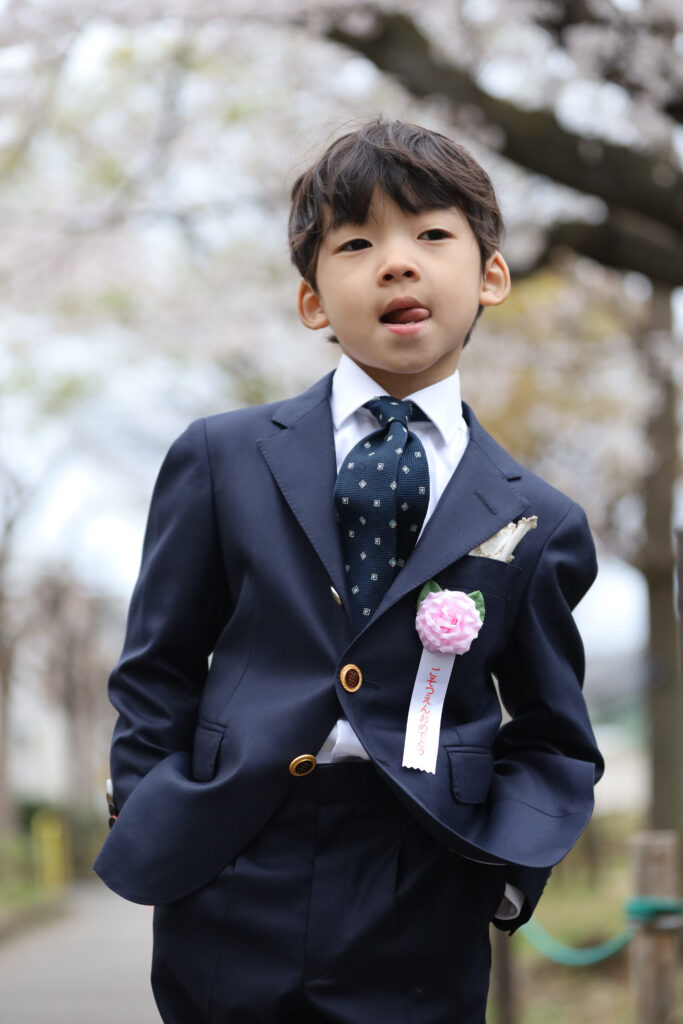 オーダーキッズスーツ KIDSSUITS テーラーフクオカ テーラーフクオカ 子供服 カノニコ 紺無地