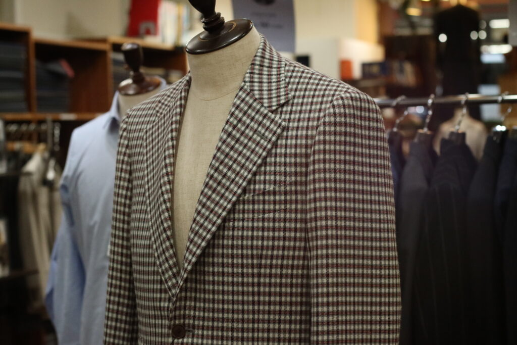 サンプル,セール,ジャケット,チェック,チェンジポケット,Tailor Fukuoka