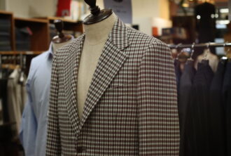 サンプル,セール,ジャケット,チェック,チェンジポケット,Tailor Fukuoka