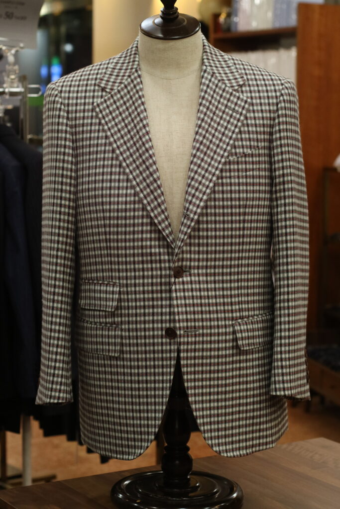 サンプル,セール,ジャケット,チェック,チェンジポケット,Tailor Fukuoka