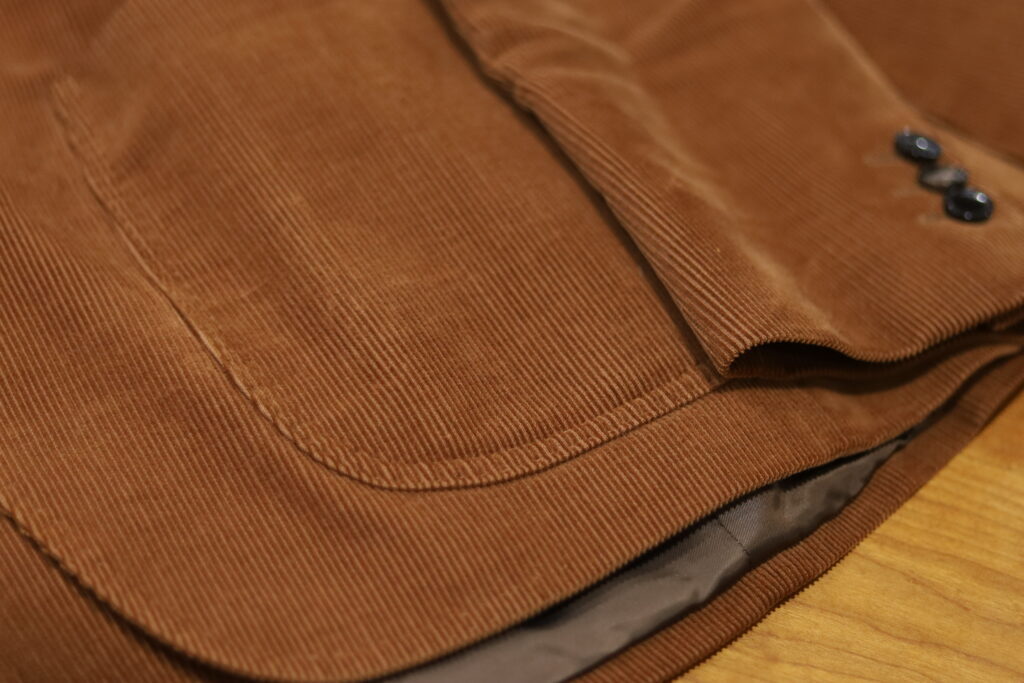 オーダーコーデュロイスーツ エイジング スタイリング テーラーフクオカ Corduroy suit