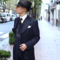 Tailor Fukuoka,銀座,オーダー,スーツ,仕立て,紺無地,スリーピース,AW,秋冬,