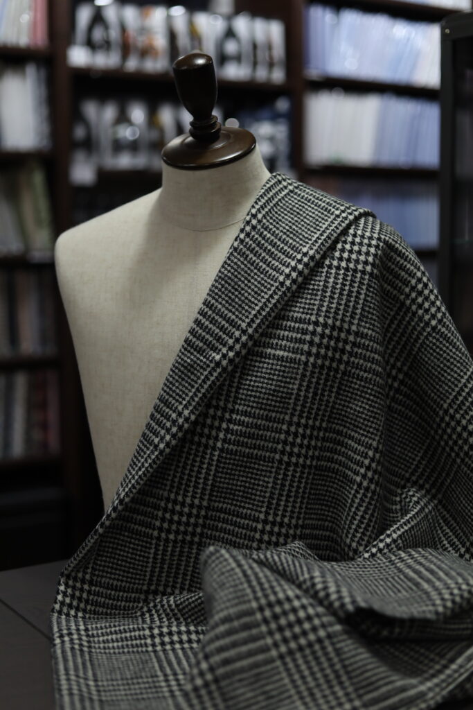 Harris Tweed ハリスツイード テーラーフクオカ グレンチェック グレンプレイド オーダージャケット オーダーコート