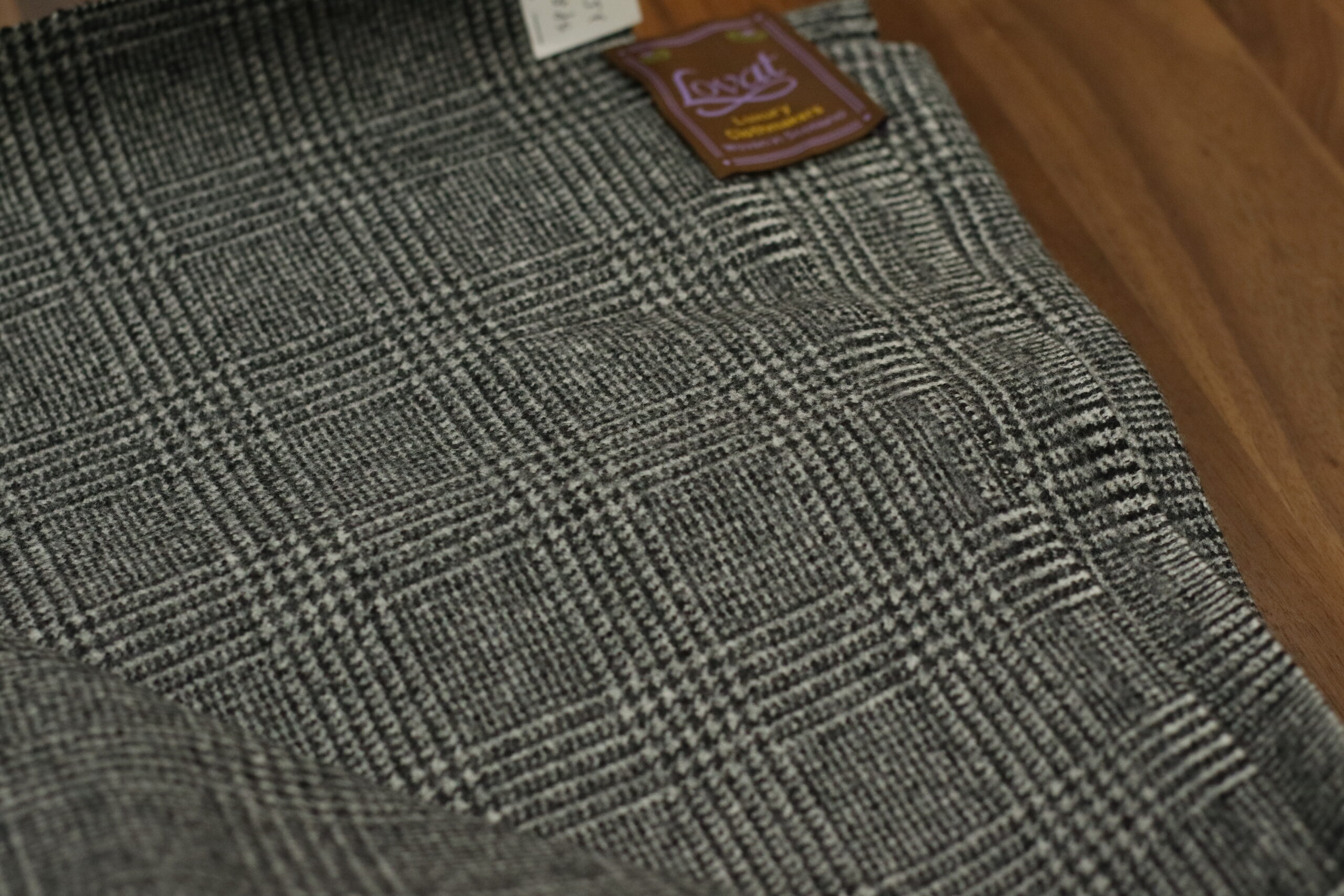 ラバット,ミル,LOVAT MILL,フランネル,目付,重い,冬,AW,最高,生地,グレンチェック,白黒