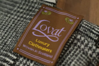 ラバット,ミル,LOVAT MILL,フランネル,目付,重い,冬,AW,最高,生地,グレンチェック,白黒