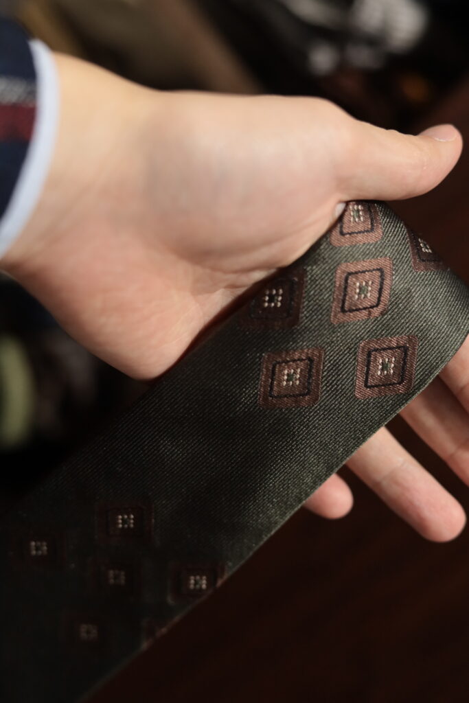 タイ ディンプル ネクタイ テーラーフクオカ Tailor Fukuoka-3