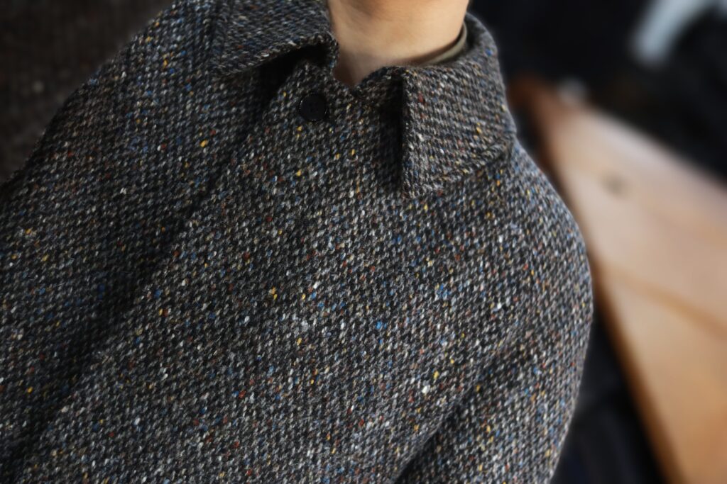 オーダーバルマカーンコート 最新バージョン テーラーフクオカ ラグランスリーブ