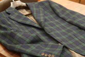 サンプル,セール,オーダー,ブラックウォッチ,ジャケット,シャツ