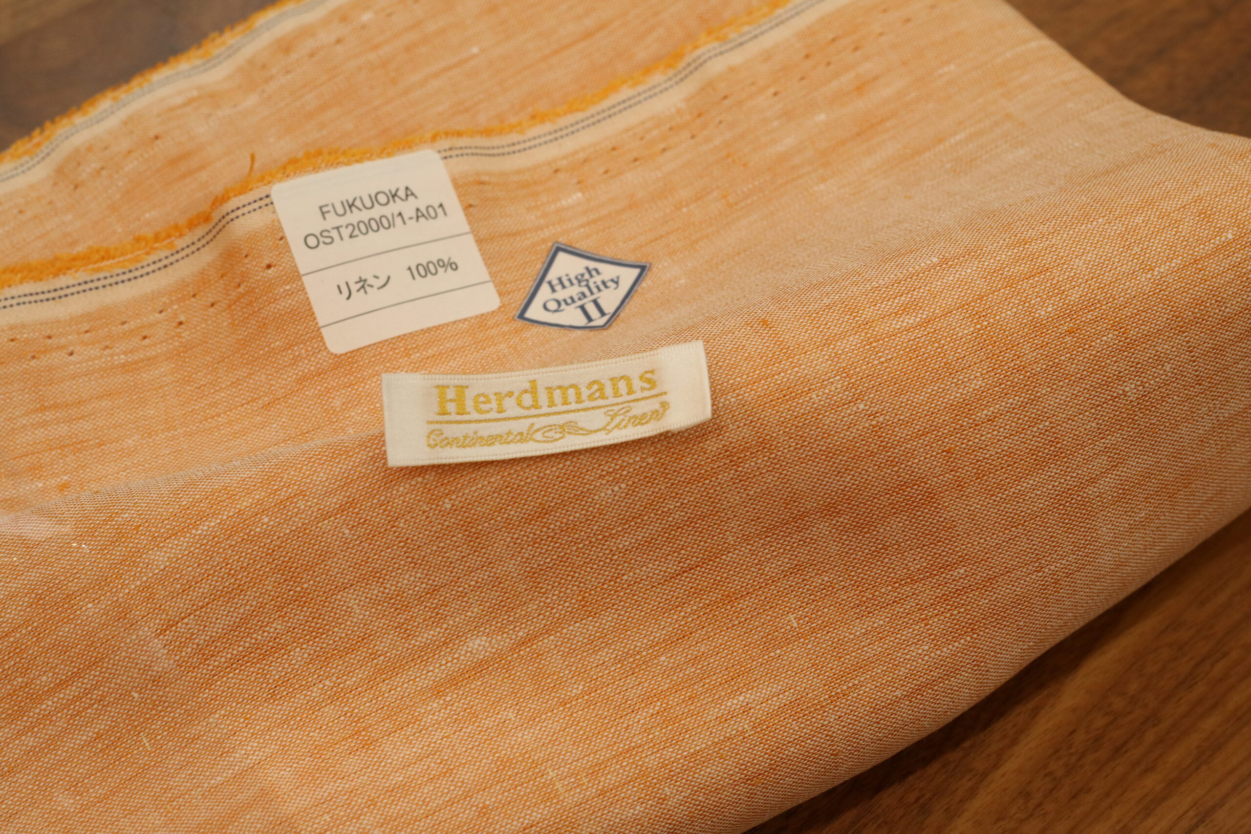 リネン,Linen,シャツ,オーダー,夏,SS,ハードマンズ,