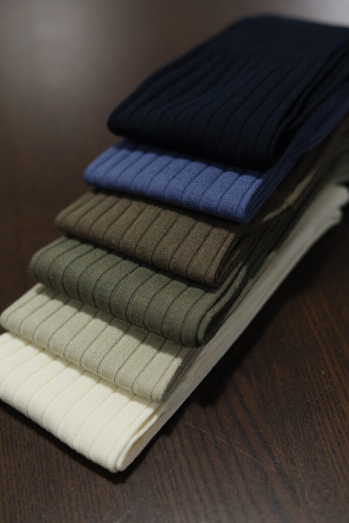 コットンリネン ロングホーズ